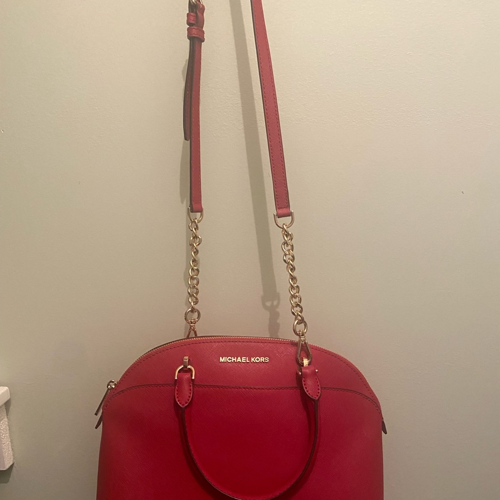 Michael Kors Red Satchel